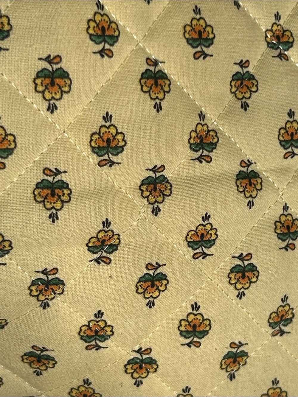 Authentic Provence France Quilted Baguette Bread Bag French Country Kitchen